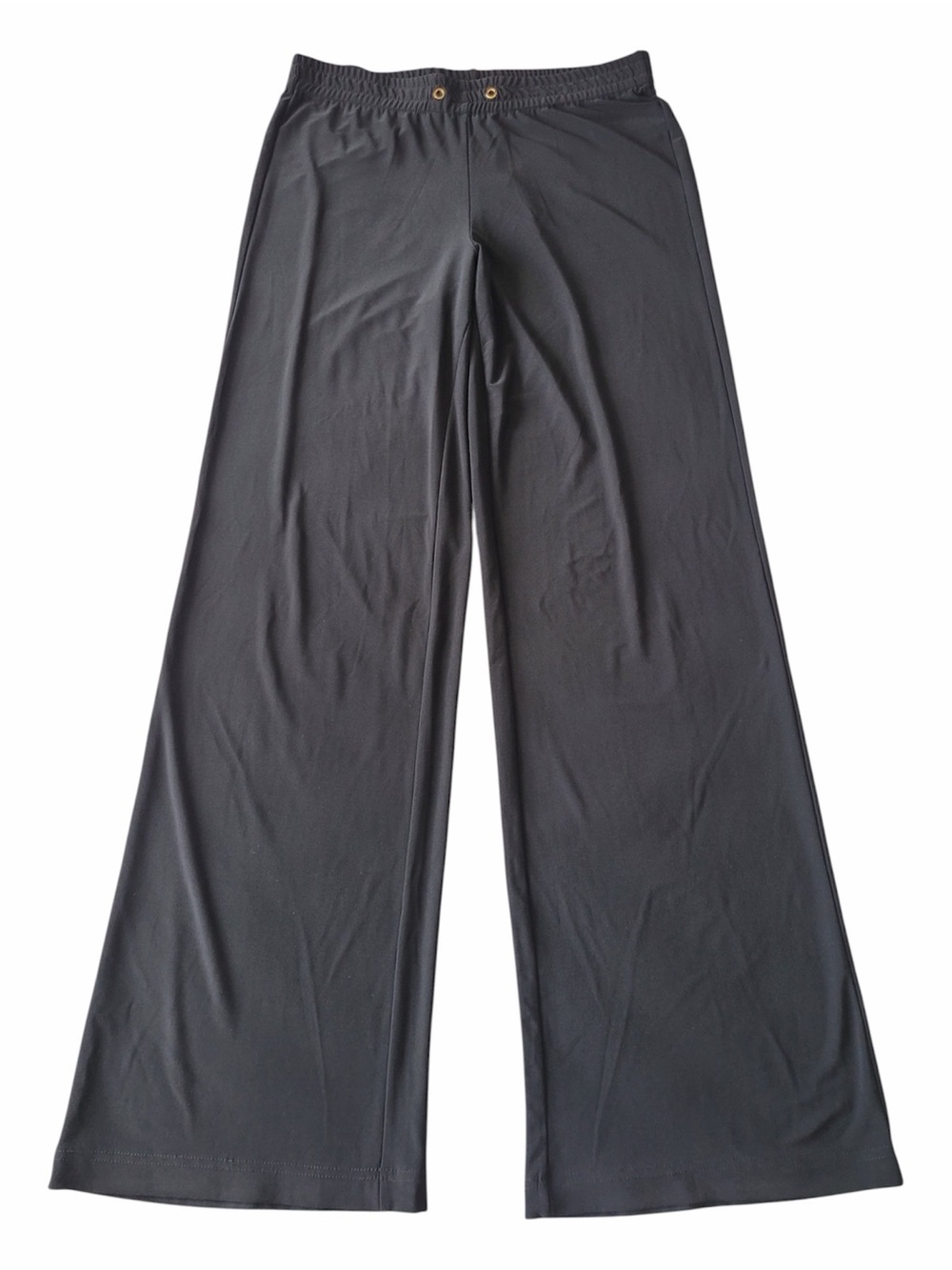 ✅ Premise Wide Leg Pants in Charcoal Black liquid Jersey type of fabric size XS